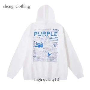 Purple Hoodie Designer Hoodies Sweater Hoody Classic Letters In The Same Color Embroidery Printing Versatile Casual Loose Couples Clothing Purple 977 408