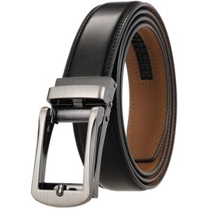 Fashion Real leather black belt for men Luxury mens automatic buckle Designer belts 110130cm strap4453982