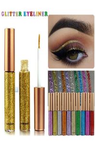 Makeup Glitter EyeLiner Shiny Long Lasting Liquid Eye Liner Shimmer eye liner Eyeshadow Pencils with 10 colors for choose8808714