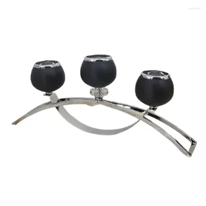 Candle Holders AF88 -Three-Armed Candlestick Religious Event Decoration Wedding Core Home