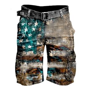 Retro Summer Mens Graffiti Split denim shorts jeans with holes plus size 5 pants shorts mens brand clothes 240429