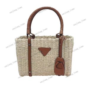 Multi Designs Womens Raffias bag Hollow out Straw Beach Designer bags Triangle Anagram bamboo Basket Crossbody shoudler bag handbag Large weave tote travel Purses