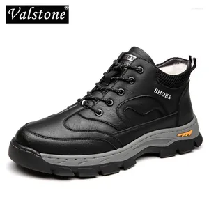 Scarpe casual Valstone Autunno inverno caldo per uomini allacciati per esterni per esterni sneaker di moda per la moda