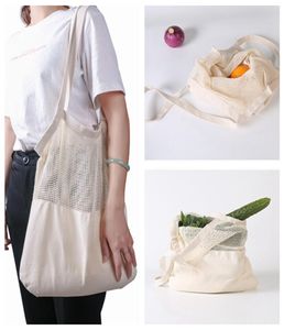 Wiederverwendbares Saiten -Einkaufstasche Obst Gemüse Eco COVOY BAG TRAGBLICHER ABSCHÄFTIGUNG SABER SABELLE TOTE TOTE MESH NET WOVEN COTWOLL AUSBAGEN8464056