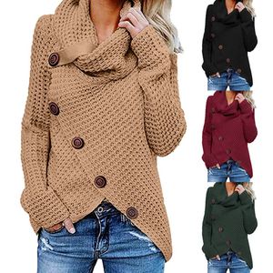 Kobiety na drutach pullover z długim rękawem o szyja solidna dziewczyna pullover topy bluzka pullover zimowe kobiety ubrania plus rozmiar 5xl 236o