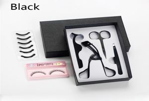 TAMAX MP038 4PCS Gold Eye Lashes Rostfritt stål Makeup Set Eyelash Curler Eyebrow Pincezers Scissors False Eyelash Applicator9010548