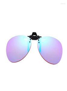 Sunglasses RedGreen Color Blindness Correction Frame Glasses ClipOn Clip 180° ReversibleSunglasses6953006