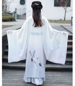 Ubranie etniczne hanfu chino mujer cosplay kobiety biały różowy klasyczny taniec festiwal festiwal strój bajki entuzjasty