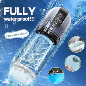 Automatic Sucking Rotating Male Mastubator Blowjob Masturbation Cup Equipment Vagina Pocket Machines Adults Sex Toys For Men Man 240423