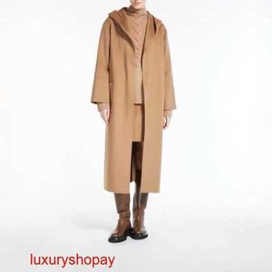 Maxmaras Womens Cashmere Coat Maxmara 2024 Autumnwinter新製品両面綿ウール9016053306 RJW3