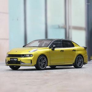 Figuras decorativas CAR MICRO MODELO 1:18 Lynk Co 03 05 Liga de simulação Coleção de artigos de mobiliário com tampa adulta