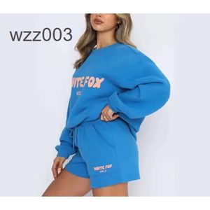 whites fox tracksuit womens whiter foxx t shirt designer brand fashion sports and leisure set fox sweatshirt shorts tees setsMDE0