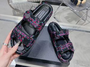 Tide brand Velcro sandals women 2024 summer new flat retro open toe low heel Roman sandals trend all fashion casual beach sandals slippers