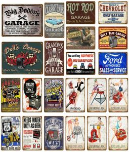 2021 Funny Design Stange Garage Decor Vintage Metall Blechschilder Klassiker Auto Motor Batterie Werkzeuge Wandkunstplatte Shabby Chic Painti8075062