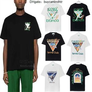 Casa Blanca Casablanc Shirt Casablanca Tshirts Mens Women T New Style Designer Graphic Men Tees Короткие хлопковые рукава Us Size S M L XL C4MB