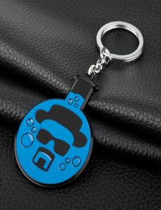 Breaking Bad BA BR Keyring Keychain Metal Heisenberg Mask Walter Key Ring Chain Car Pendant Souvenir Porte CLEF4652032