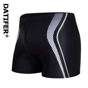 Mäns badkläder Datifers Nya baddräkt Mens Summer Beach Surfing Fashion Boxing Shorts Högkvalitativ med stoppning Q240429