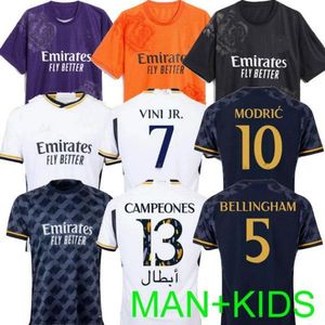 2024 Реал Мадридский футбольный майки Bellingham Vini Jr Special 23 24 футбольная рубашка Camavinga Alaba Rodrygo Campeones 13 Y-3 Camisetas Mens Kids yamamoto униформа вдали