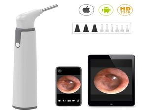 39 mm Wi -Fi wizualne cyfrowe otoskopowe ucho Endoscope aparat wosk do czyszczenia wosku dla n nos nos dentystyczny iOS Android 2207228324927