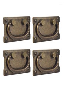 Party Decoration 4pcs Vintage Antique Bronze Drawer Ring Pull Handtag Skåp Dörrmöbler Handtag 6048126