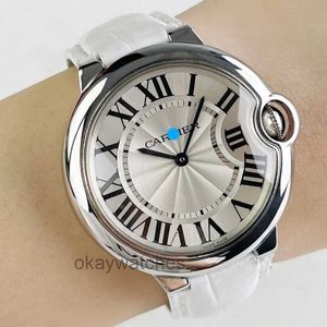 Unisex Dials Automatyczne zegarki robocze Carter New Women Watch Precision Steel 36 6 mm kwarc W6920087