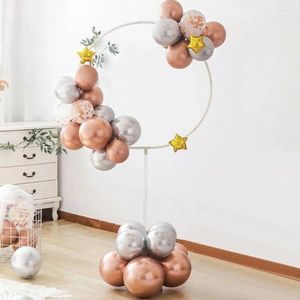 Decorazione della festa Leggera 1 Set Ottimo cerchio rotondo con telaio arco palloncino stabile stabile creativo per il compleanno