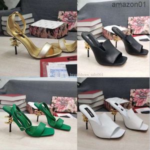 2024 High Heels Sandals for Woman Shoes Leather Leather Dressing Pumps Baroque Sculpted Cheel Sandals Slippers D G Shoe Zrcs