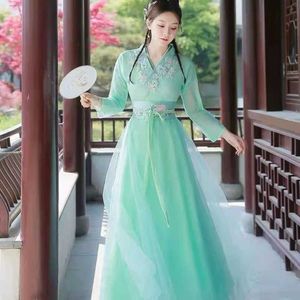 Etniska kläder kinesiska Hanfu för kvinnor Fairy Princess Costume Ladies China Traditionell TV -drama Hanfu Kinesiska klänningar för ung kvinna