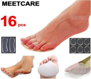 16 pezzi dita sovrapporre tallone di correzione del martello tappeto soft bunion sprat tappetino correttore per la cura del piede di Hallux tacones9670004