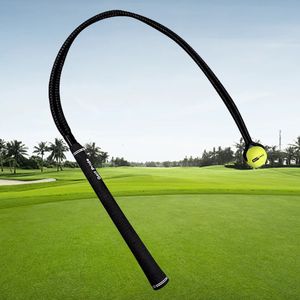 PU Golf Swing Fitness Rope Elastic Golf Swing Exerciser Rope Portable Corrective Action Lightweight Durable Sporting Accessories 240416