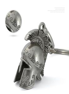 Hooks Rails Spartan Roman Helmet Warrior Greek Gladiator Alloy Keychain Jewelry Charm Keyring Party Birthday Present For Men Fashio2191182