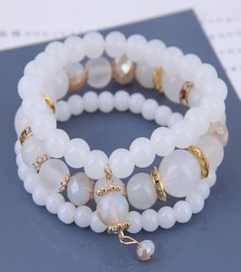 Pulseiras de pulseira Bohemia Bracelets de pedra para mulheres Pingente Pingente Bracelets Bracelete multicamada de jóias 20194218033