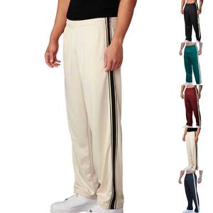 Men's Pants Mens striped thick casual wide leg pants are comfortable and soft suitable for spring and autumn leisure shopping J240429