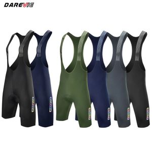 Darevie Bike bib short seamless 4.0 Italian ELASTIC-INTERFACE Pad Cycling Short Diamond Leg Holder Bretelle Mens Bicycle 240425