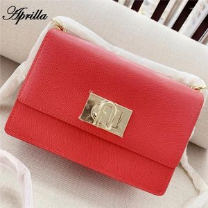 Borsa 204# aprilla 20cm genuina vera pelle di moda 1927 borse da spalla da donna di lusso borsette donne messaggero