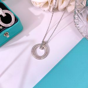 fashion cross gold crystal pendant set necklace 18k diamond necklaces designer men's jewelry chain Valentine Day Christmas gifts for women girlfriend wholesale