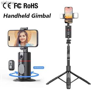 Selfie monopods Handheld Universal Joint Stabilizer Multifuncional Self Stick Adequado para Smartphone AI Rastreamento facial com WX removível