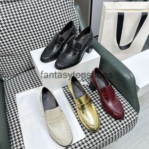 The Row Fashion Shoes TR Designer Klasyczne skórzane mokasyny krokodyla Kobiety Business Formalne buty Rozmiar 35-40