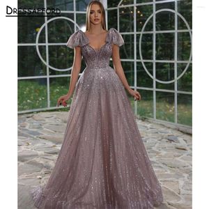 فساتين الحفلات الفاخرة A-LINE HOLED SELIDEDS 2024 لـ PROM Women Custom Made