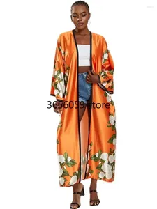 Cardigan Kimono Blush de roupas étnicas Lady Sexy Trajes