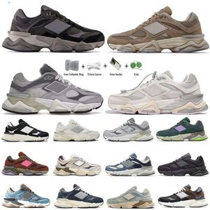 Bezpłatna wysyłka 9060. Mężczyźni Buty do biegania Czarne Castlerock Rain Cloud Grey Sea Sól Grzyb Grey Lilic Quartz Grey Vintage Indigo Magnet Treners Sports Sneakers