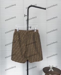 xinxinbuy män kvinnor designer pant dubbel bokstaven jacquard tyg roma 1854 vår sommar casual byxor svart blå grön röd s-xl