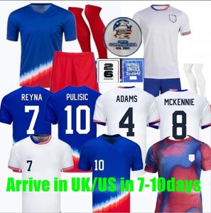 2023 2024 2025 United states PULISIC Soccer Jerseys McKENNIE REYNA McKENNIE WEAH SWANSON USAs 23 24 25 MORGAN RAPINOE Men woman / kids kit Football Shirt