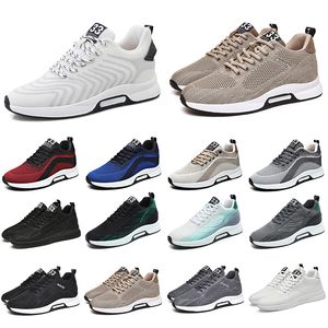 Gai Männer Running Schuhe Mode Sneakers Schwarz Khaki Tiefgrau weiß rot blau Sandmänner atmungsaktiven Trainern Sport Tennis kostenlos Versand