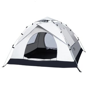 Açık Kamp Çadırı Otomatik Hızlı Açılış Yağmur ve Kalın Taşınabilir Katlanabilir UV Koruması Ücretsiz Yapımı 240422