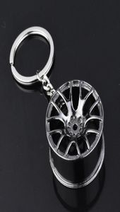 Keychains Auto Turbo Hubchain Wheel Rim Caryyring Chavenizante de Luxo de Luga de Luxo Chave de Tire Fob Pneus para2096398