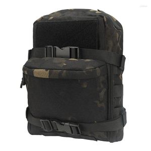 Backpack 2024 Outdoor Tactical Water Bag Lightweight Vest Hose MOLLE Attachment Pack Military Designer Handbags Men Women Black