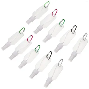 Speicherflaschen tragbarer Spray Travel Keychain Handspender 10pcs leerer Flaschenlotion -Lotion -Behälter für Outdoor Camping