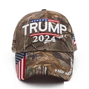 Bandeiras Bandeiras Presidente Donald Trump 2024 Ball Hat Baseball Designers Summer Hats Women Women Mens Snapback Sports Rogging Outdoor Beach Dh2v5