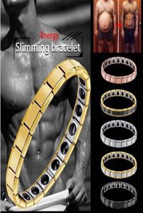 Perdita di peso antifatigine cure ematite Bracciale Ematite Braccialette di braccialetti elastica magnetica per uomini Donne X07067584532